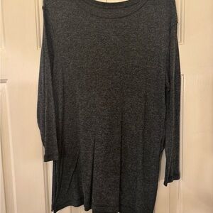 Charcoal Gray Women's Top